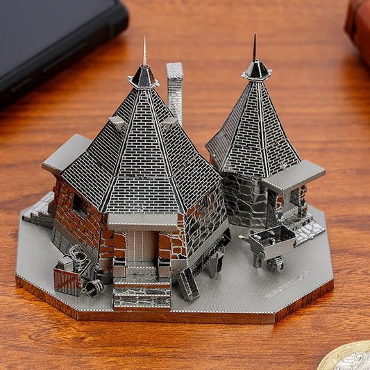 Harry Potter: Hagrid’s Hut Premium 3D Stainless Steel Metal Model Kit DIY