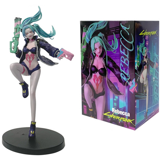 Cyberpunk Rebecca Combat Action Figure – Premium Anime Edgerunners Solo Collectible | Geekzilla