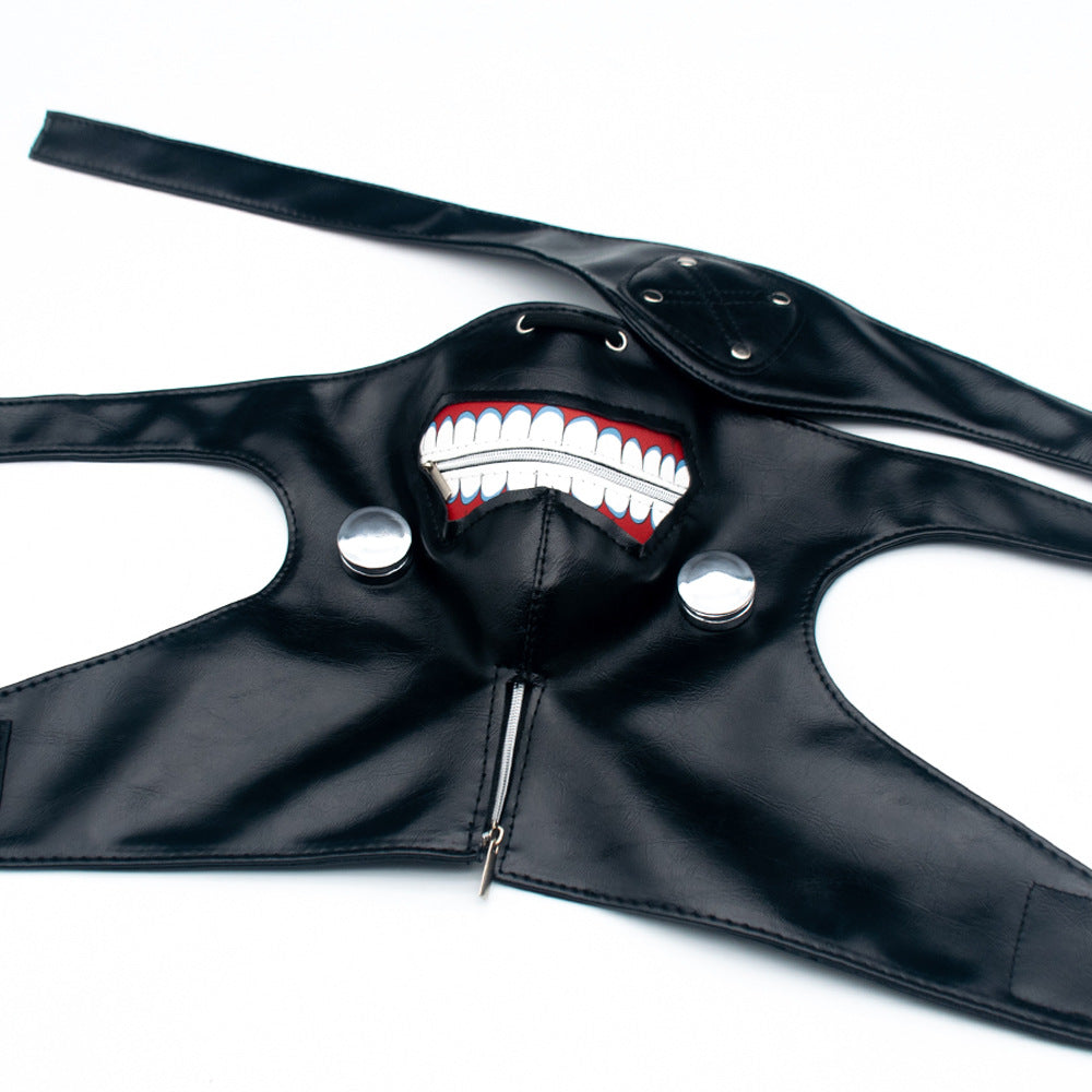 TOKYO GHOUL "KEN KANEKI" ADJUSTABLE ZIPPER COSPLAY MASK