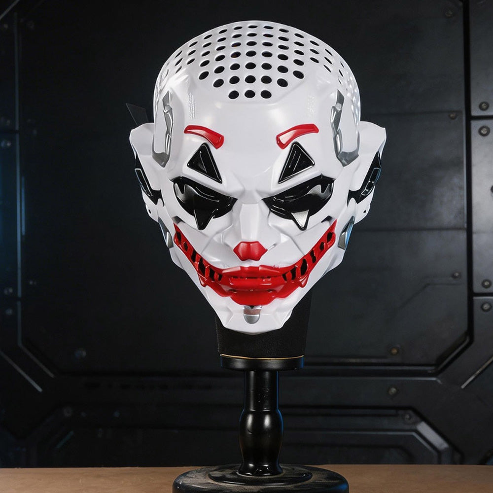 The Cyber Joker Tactical Mask – Premium Futuristic Sci-Fi Cosplay Gear | Geekzilla
