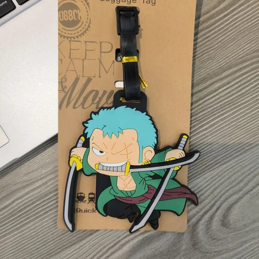 One Piece "Roronoa Zoro" Rubber Luggage Tag - Pirate Hunter Edition