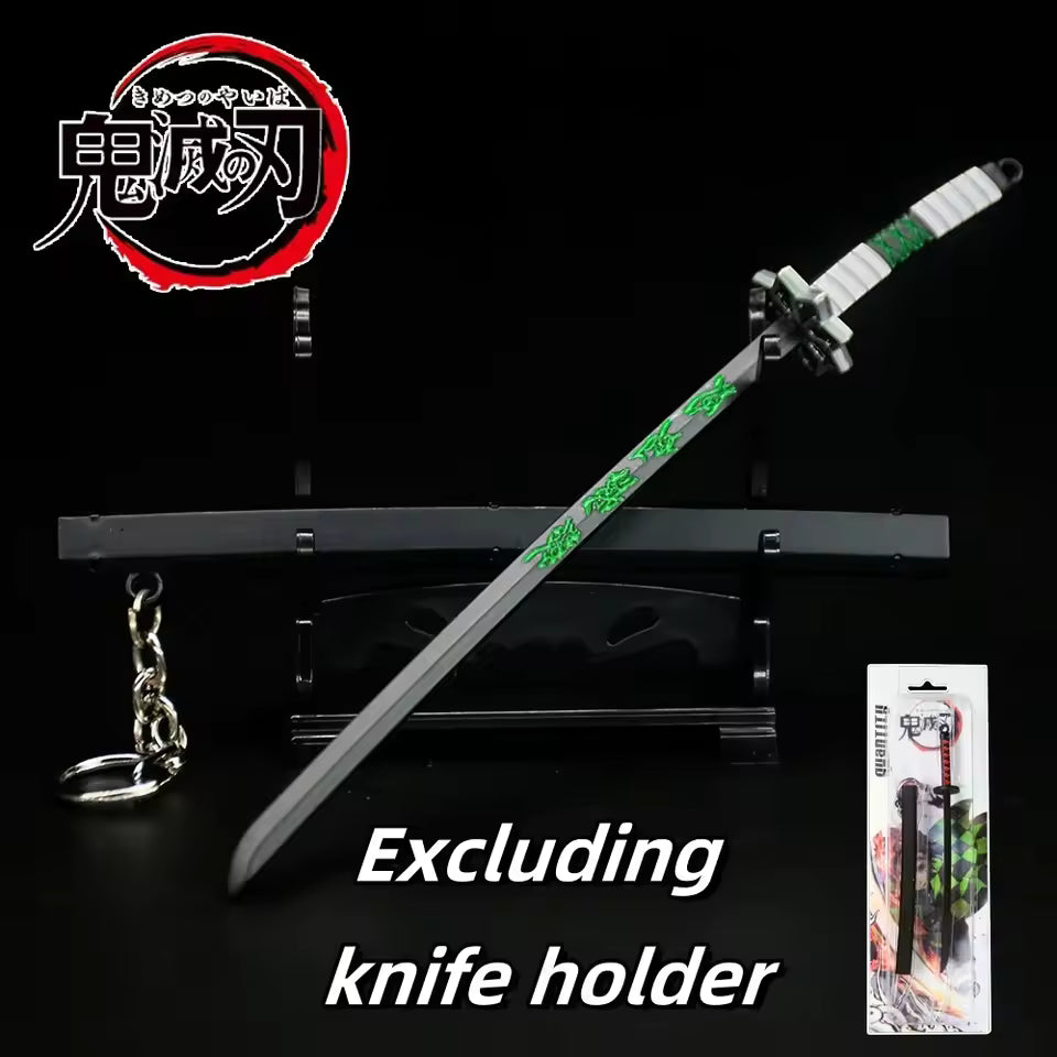 Demon Slayer Katana Keychains | 17cm Nichirin Sword Replicas | Tanjiro, Rengoku, Zenitsu & Sanemi | Geekzillaa