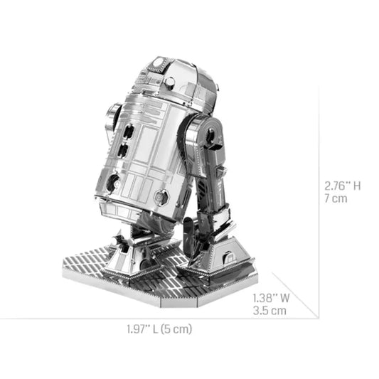 Star Wars R2-D2 DIY Metal Model Kit – Premium Laser-Cut Stainless Steel Astromech Droid 3D Puzzle