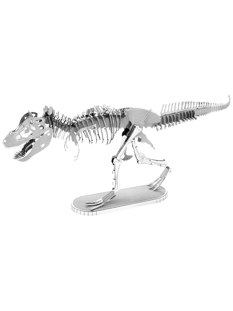 3D Tyrannosaurus Rex DIY Metal Model Kit – Premium Laser-Cut Miniature Dinosaur Skeleton Puzzle