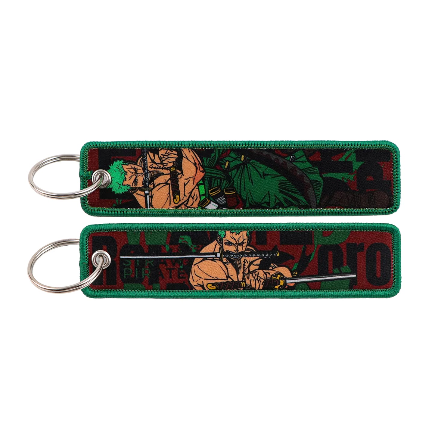 One Piece "Grand Line" Embroidered Keychain Set
