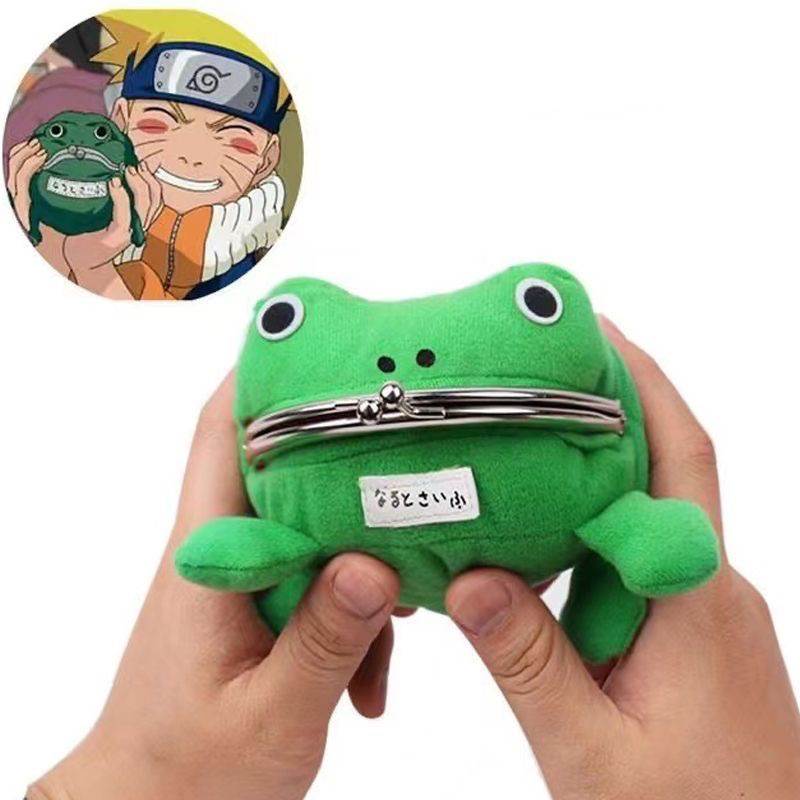 NARUTO "GAMA-CHAN" PLUSH FROG COIN PURSE REPLICA