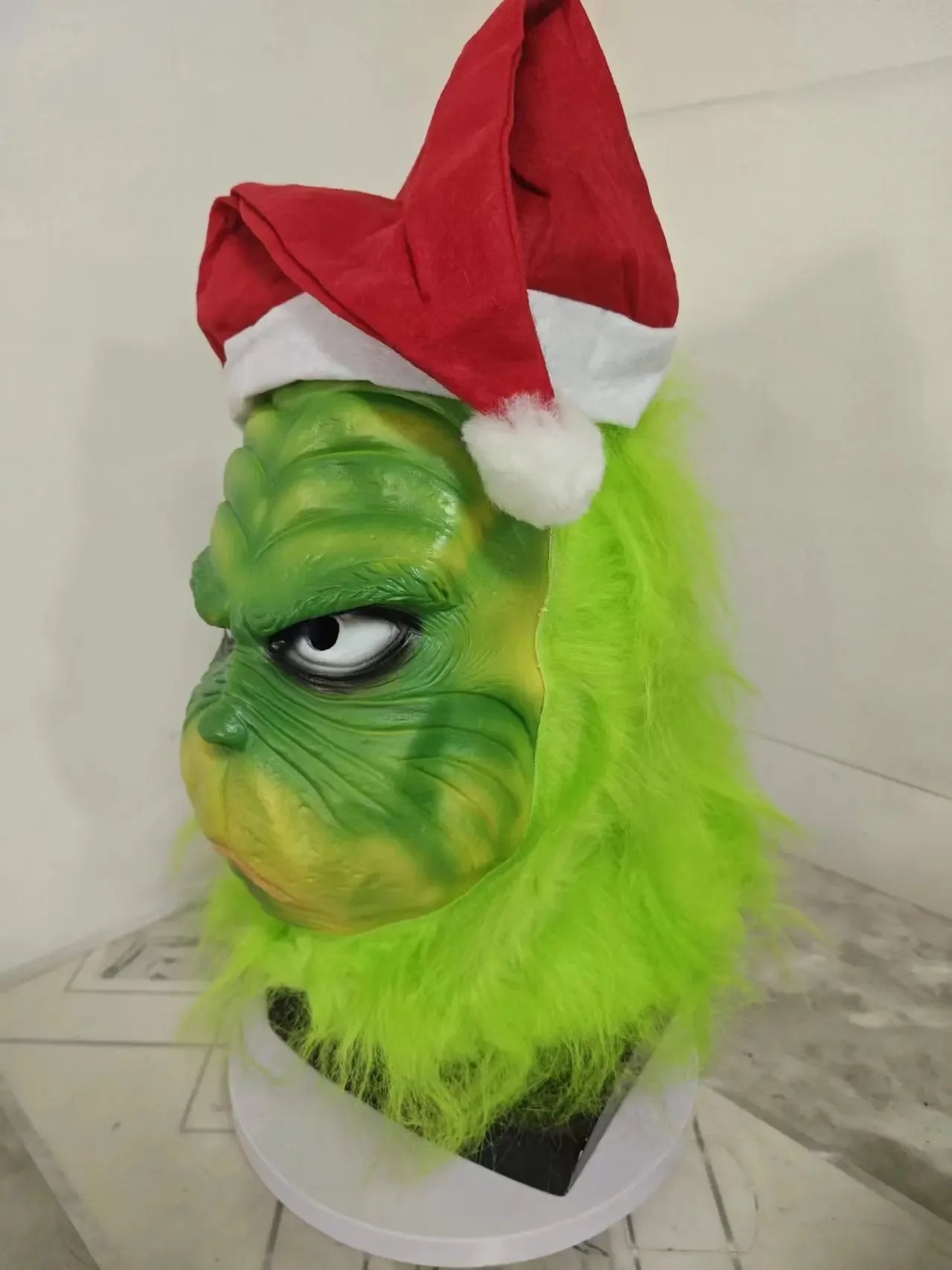 The Mean One Hyper-Realistic Mask – Premium Whoville Holiday Villain Cosplay | Geekzilla