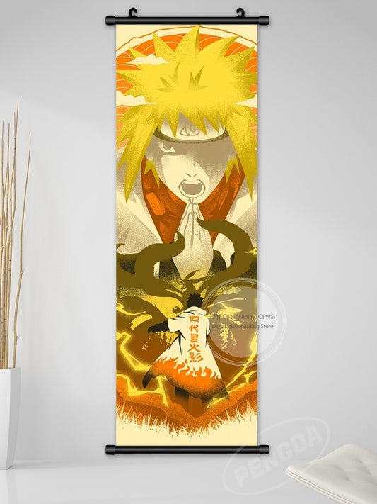 Naruto "Yellow Flash" Minato Wall Scroll