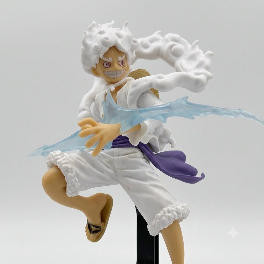 Luffy Gear 5 Figure | Sun God Nika Awakening One Piece DXF Statue Anime Collectible | Geekzillaa
