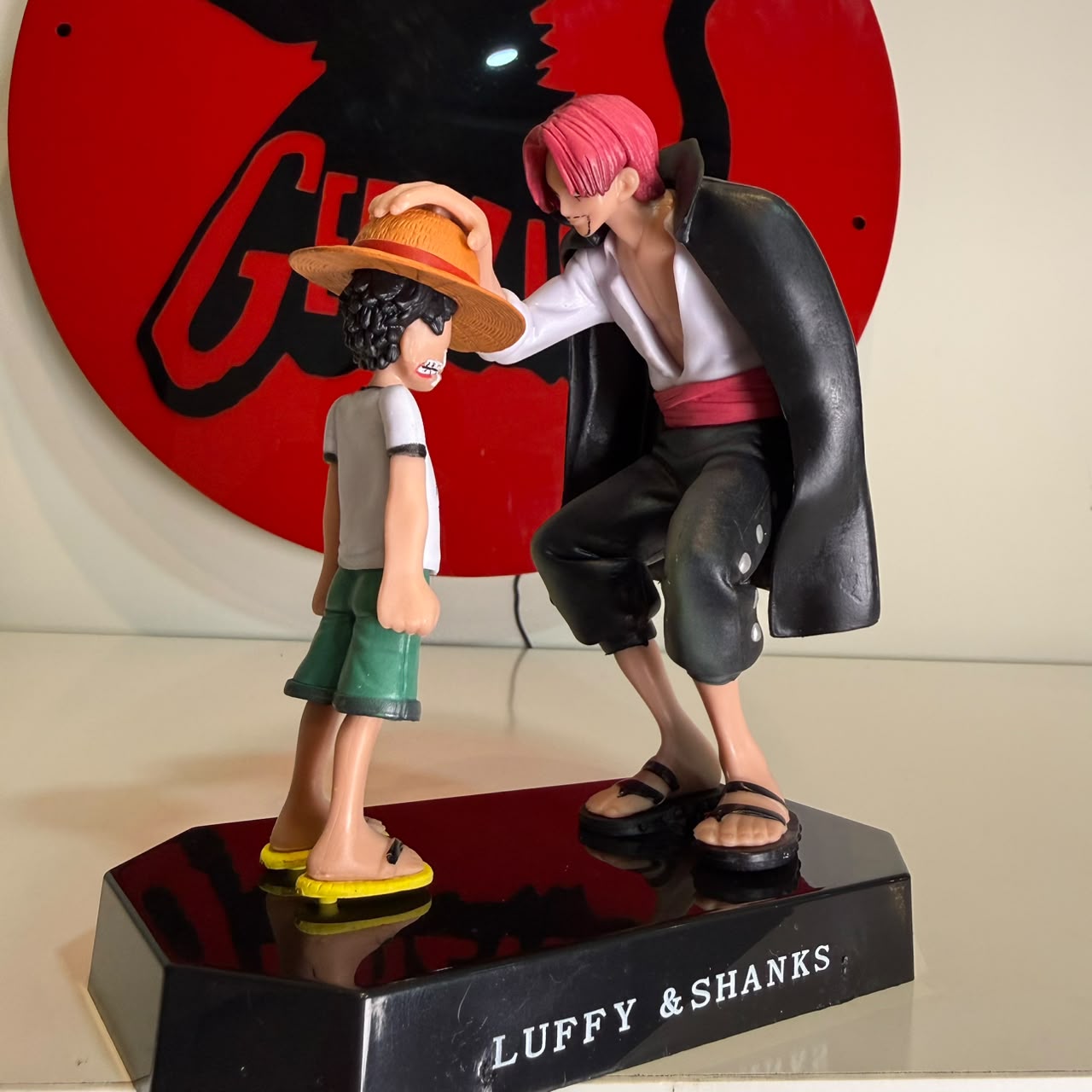 One Piece Luffy and Shanks Action Figure
