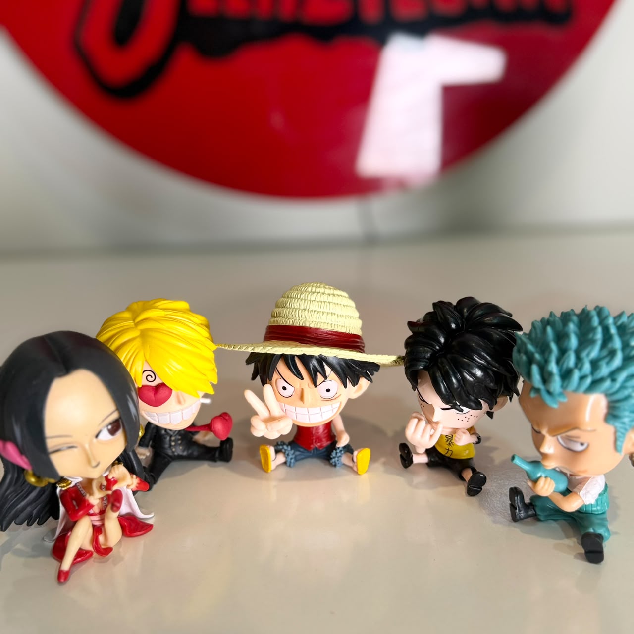 🏴‍☠️ One Piece Chibi Figure Set – Doflamingo & Luffy