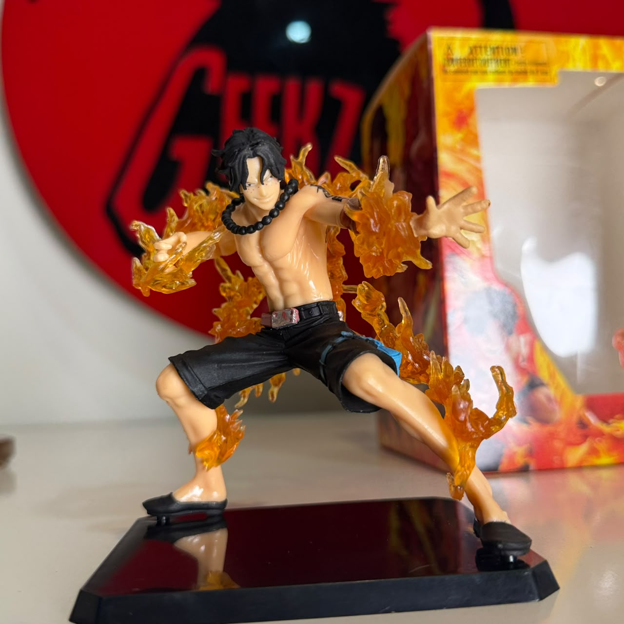 One Piece Portgas D Ace Battle Fire Action Figures
