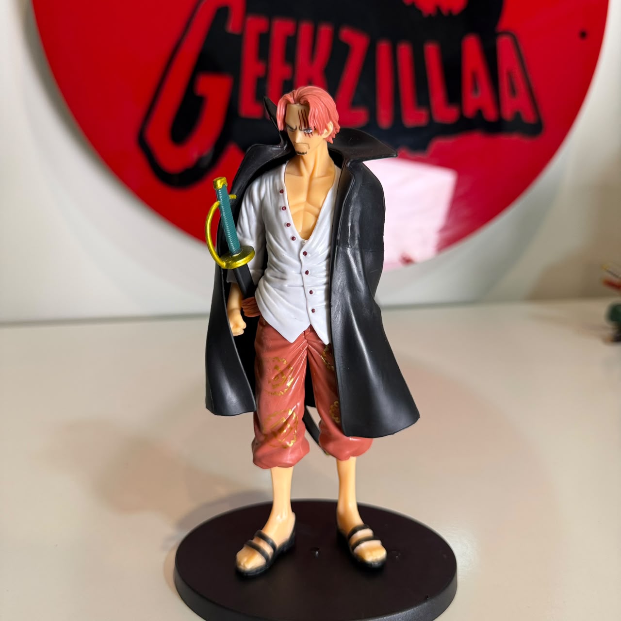 Shanks Action Figure – Red-Haired Pirate King from One Piece