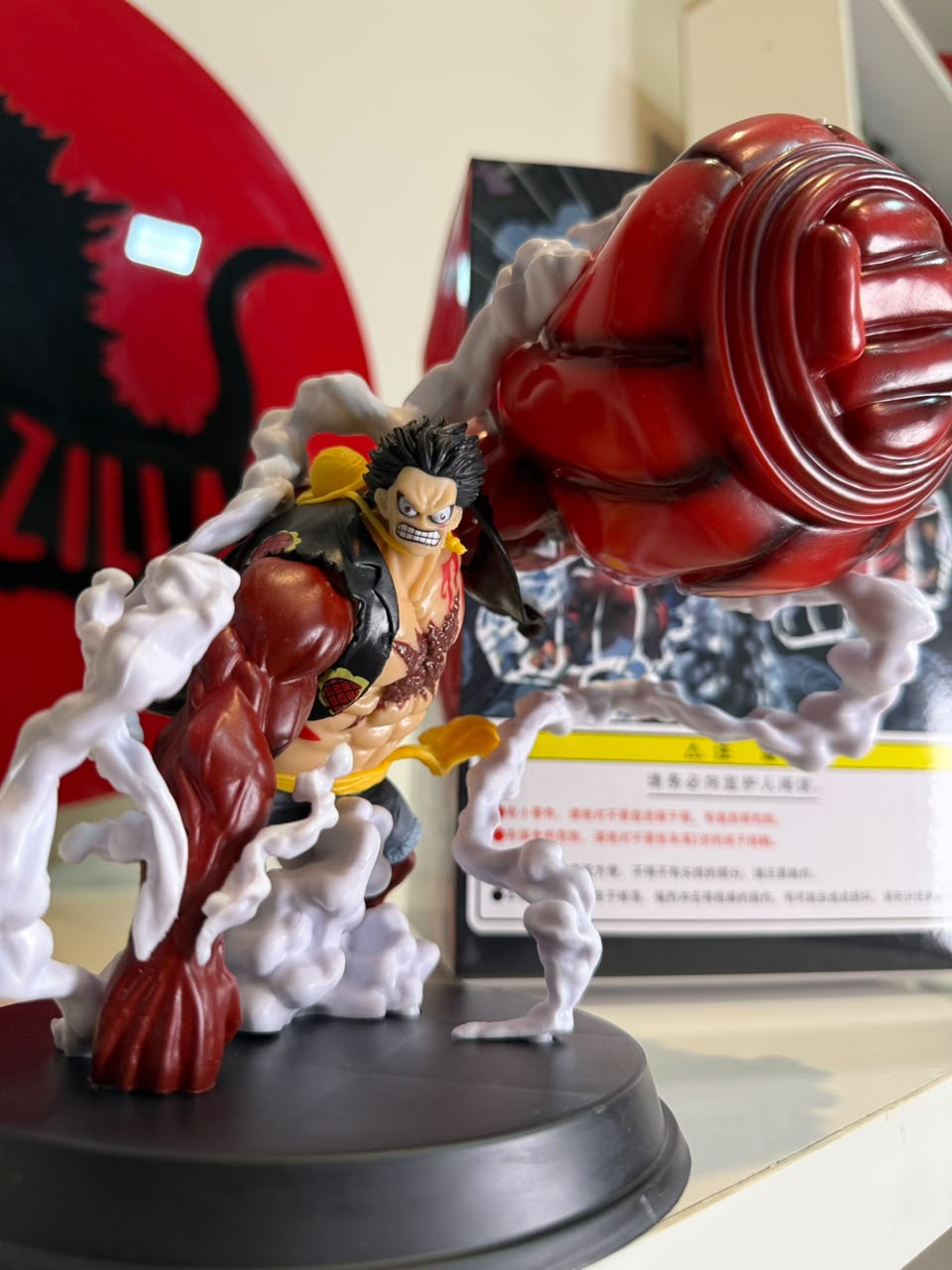 One Piece Figure Wano Gear 4 Luffy 2 Head Pieces