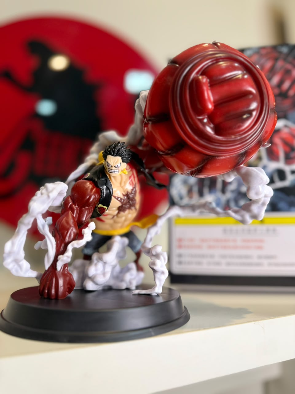 One Piece Figure Wano Gear 4 Luffy 2 Head Pieces