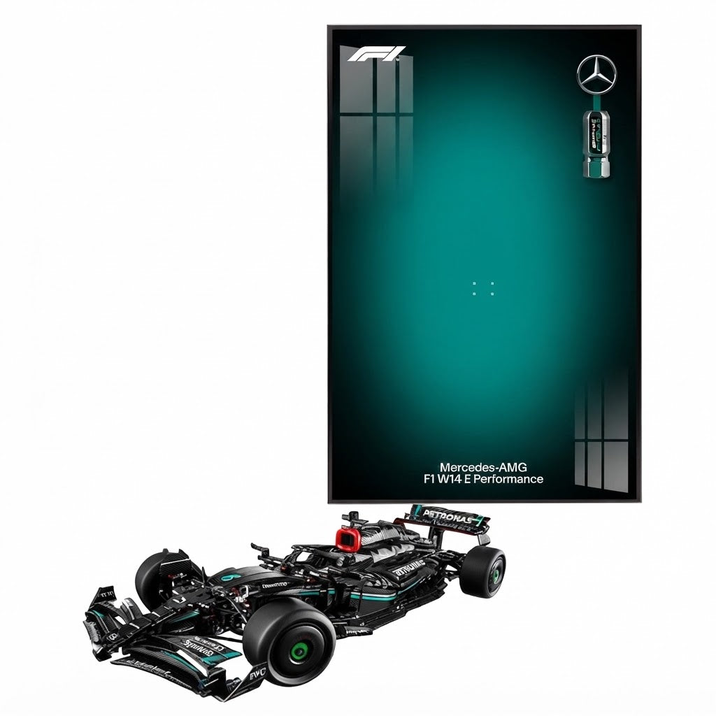 Mercedes-AMG F1 W14 E Performance Building Block Car with Display Box