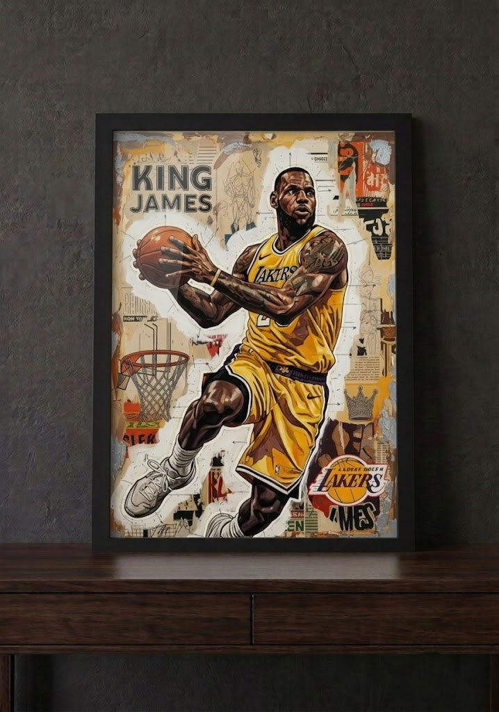 Iconic Sports Legend Glass Art Frames – Premium Athletes & Championship Wall Art | Geekzilla