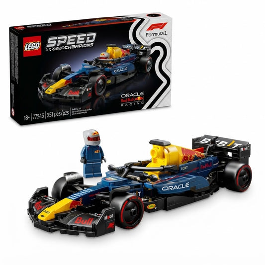 Oracle Red Bull Racing F1 Building Set – Speed Champions Race Car Model (251 Pieces)