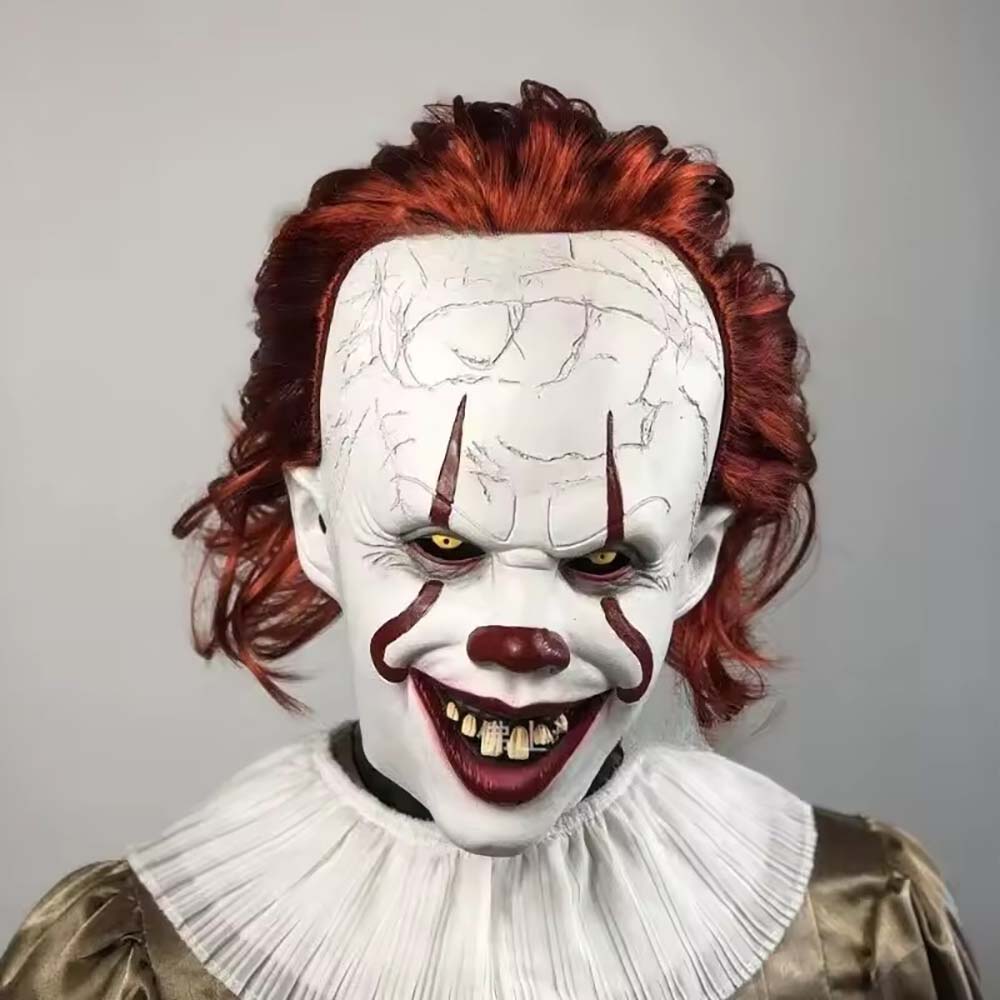 The Dancing Clown Hyper-Realistic Mask – Cinematic Horror Cosplay & Collector Armor | Geekzilla