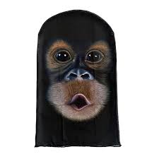 Novelty 3D Graphic Face Balaclava – Funny Celebrity & Pop Culture Printed Full Face Mask, Breathable Windproof Cosplay Neck Gaiter