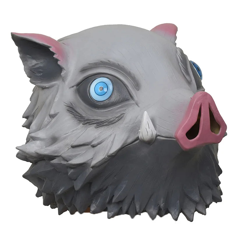 Beast King Boar Mask – Premium Inosuke Tactical Anime Cosplay Armor | Geekzilla