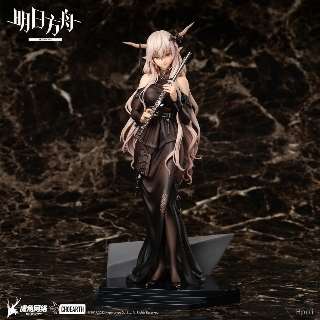 Arknights Shining (For the Voyagers Ver.) Elegant Dress Anime Figure with Flute 🎶✨