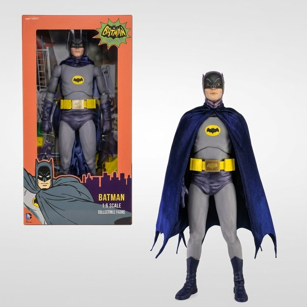 DC Comics Classic 1966 Batman Action Figure – Premium Retro Adam West Style Collectible | Geekzilla