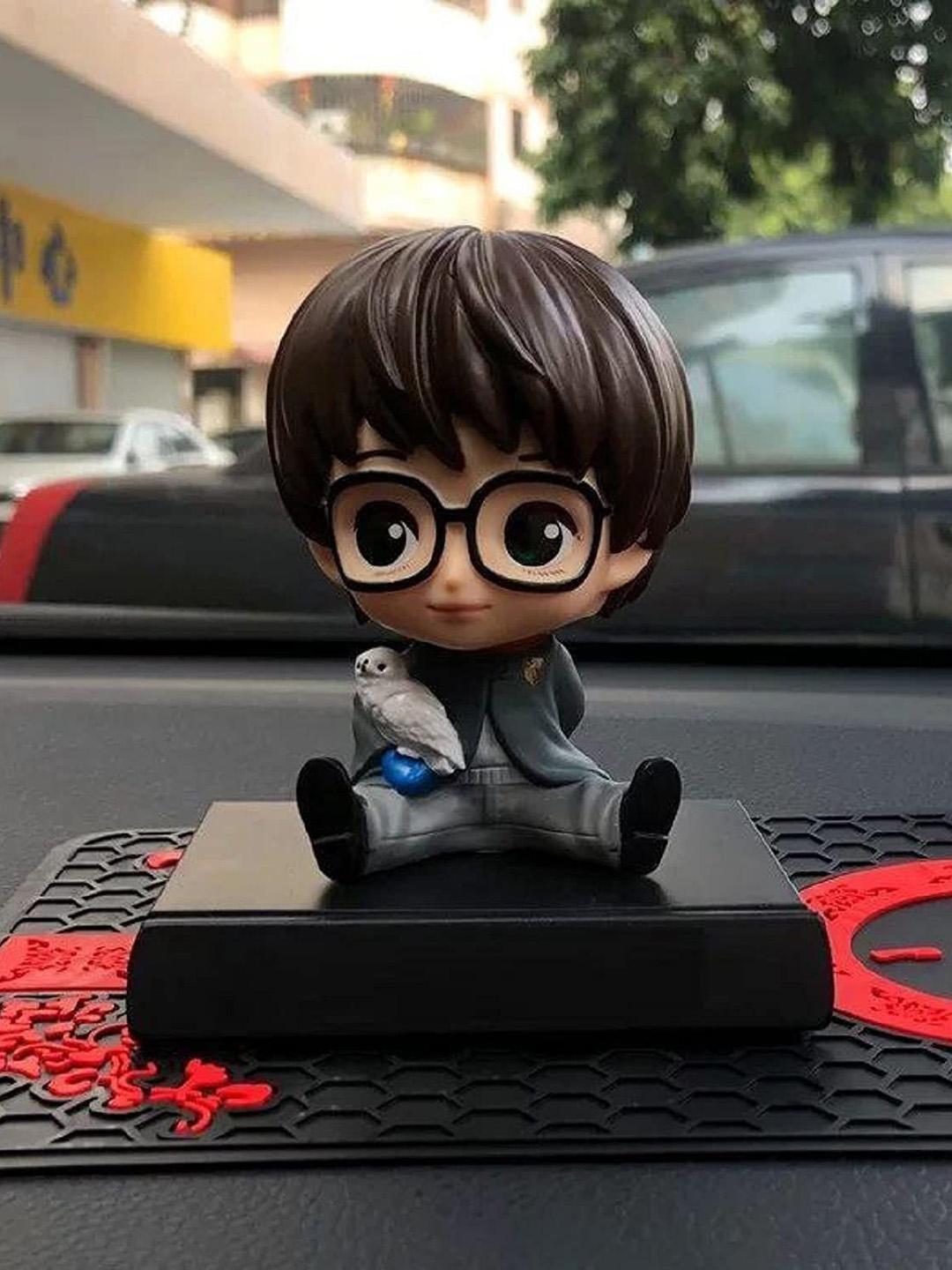 Harry Potter Chibi Bobblehead Figure – Classic Uniform & Hedwig Car Dashboard Toy