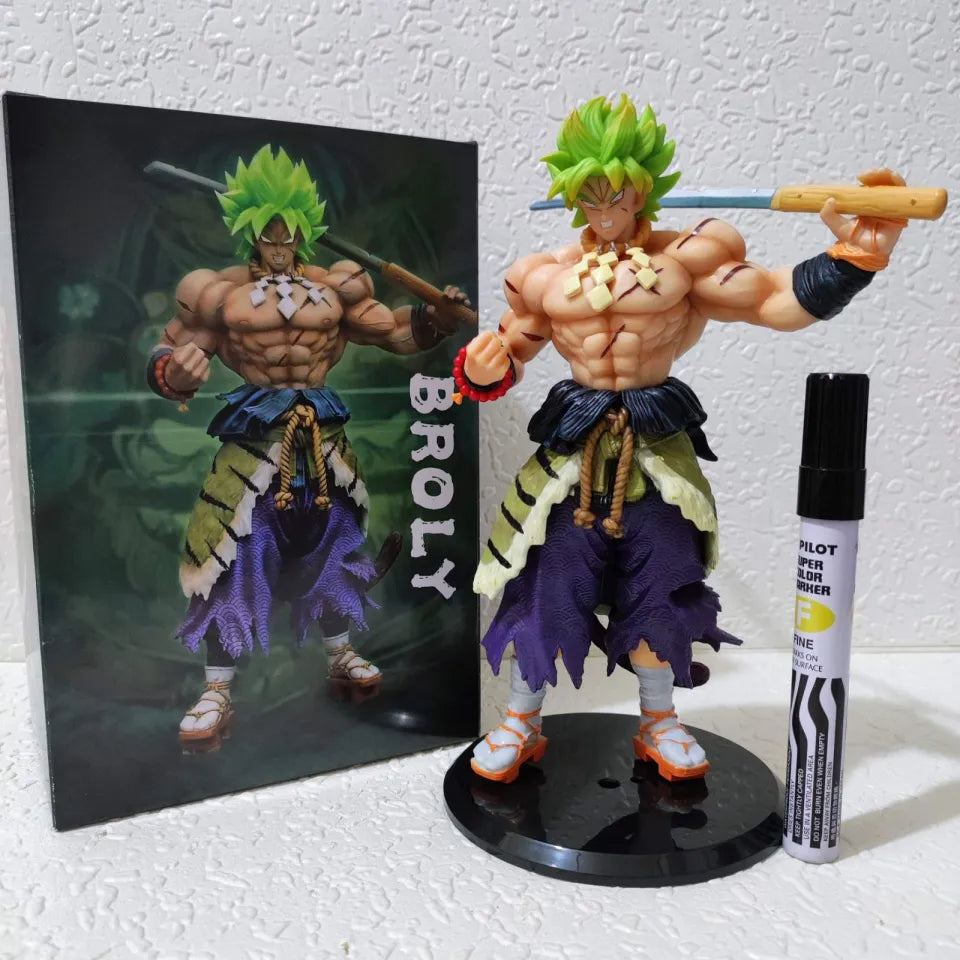 Broly Anime Action Figure – Collector Model Statuette with Display Box | Geekzilla