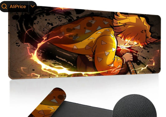 DEMON SLAYER "ZENITSU AGATSUMA" THUNDER CLAP PREMIUM DESK MAT