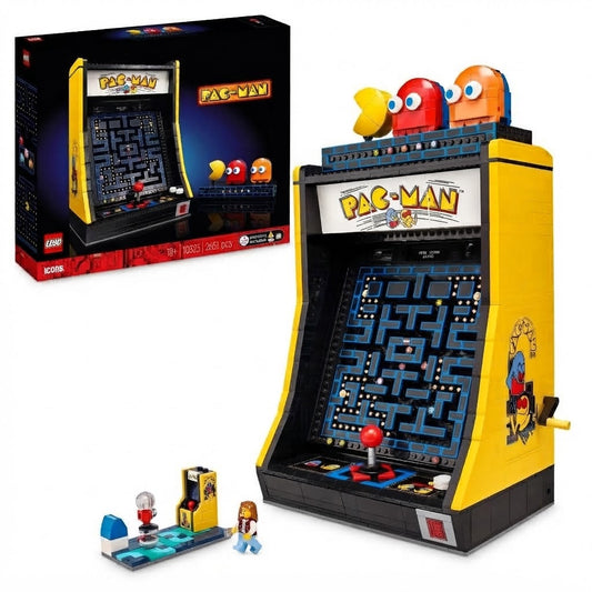 PAC-MAN Arcade Cabinet Building Set – Icons Retro Gaming Model (2651 Pieces)