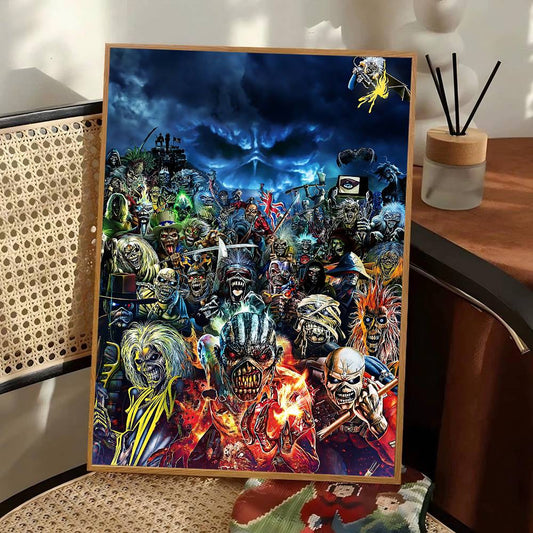 Iron Maiden "Legacy of the Beast" Eddie Metal Poster