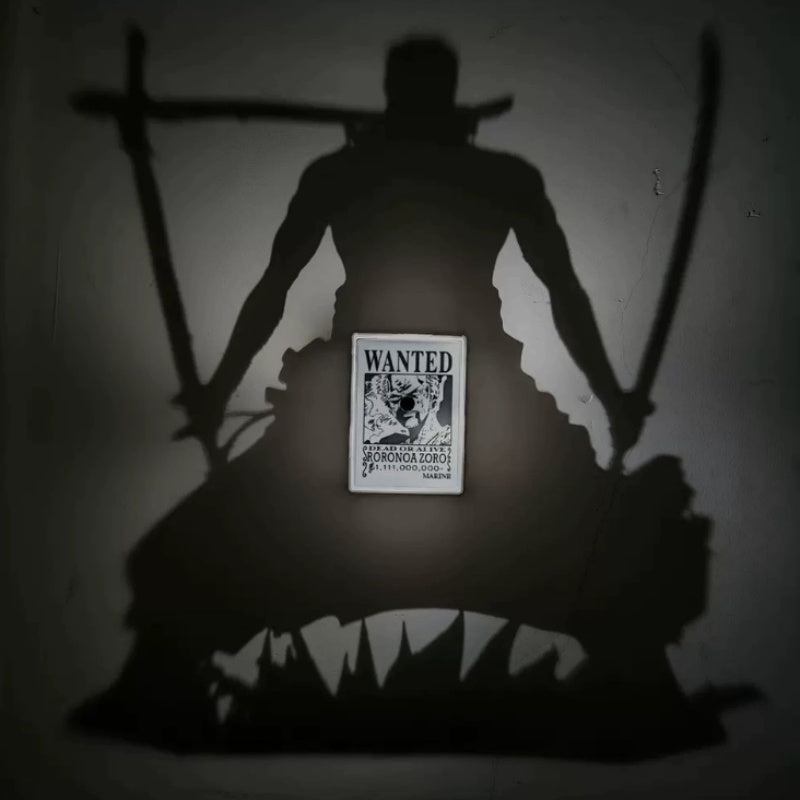Cinematic Silhouette Shadow Projector Lamp – Premium Pop-Culture Wall Art LED | Geekzilla