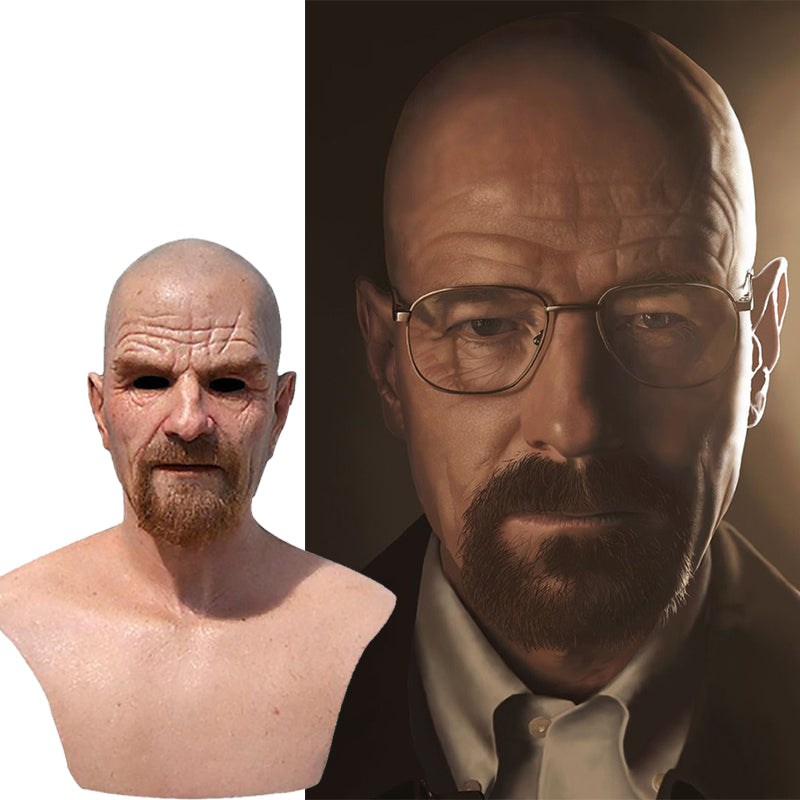 The Kingpin Walter White Hyper-Realistic Mask – Cinematic Crime Drama Cosplay & Collector Armor | Geekzilla