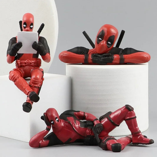 MARVEL "DEADPOOL FUNNY POSES" MINI ACTION FIGURE SET (3-PIECE)