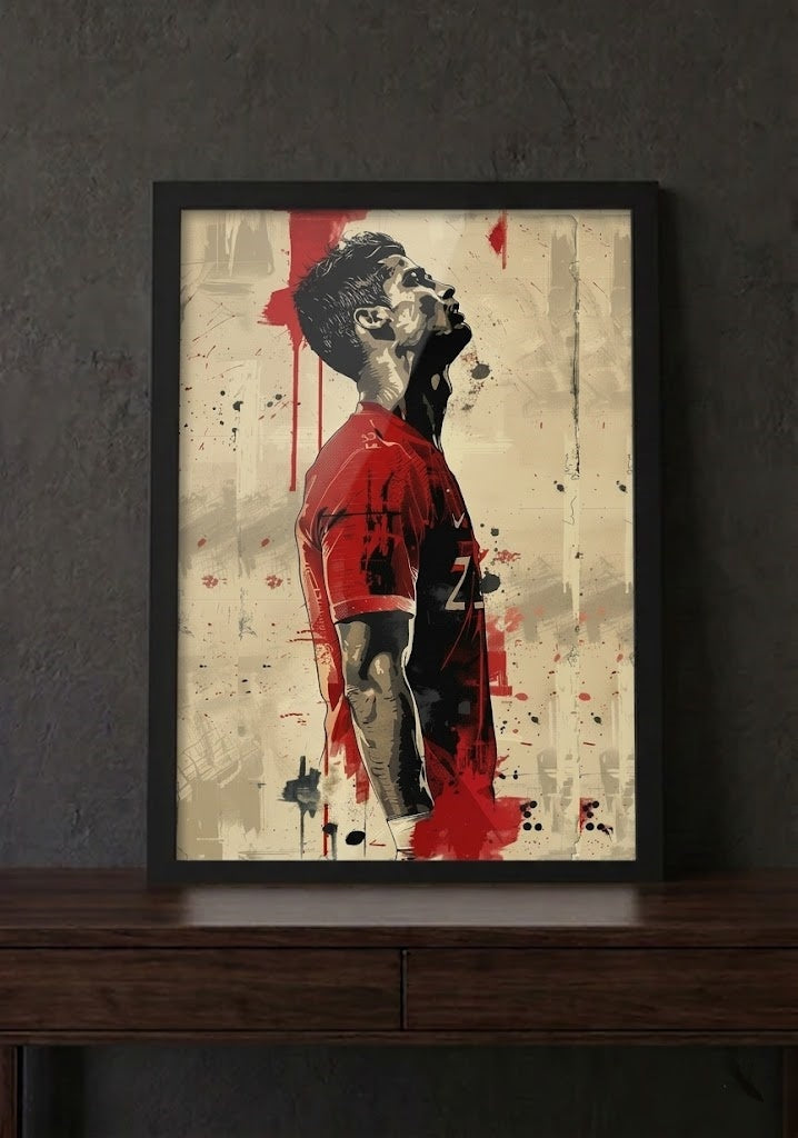 Football Icons Glass Frames – Premium Sports Wall Art & Legends | Geekzilla