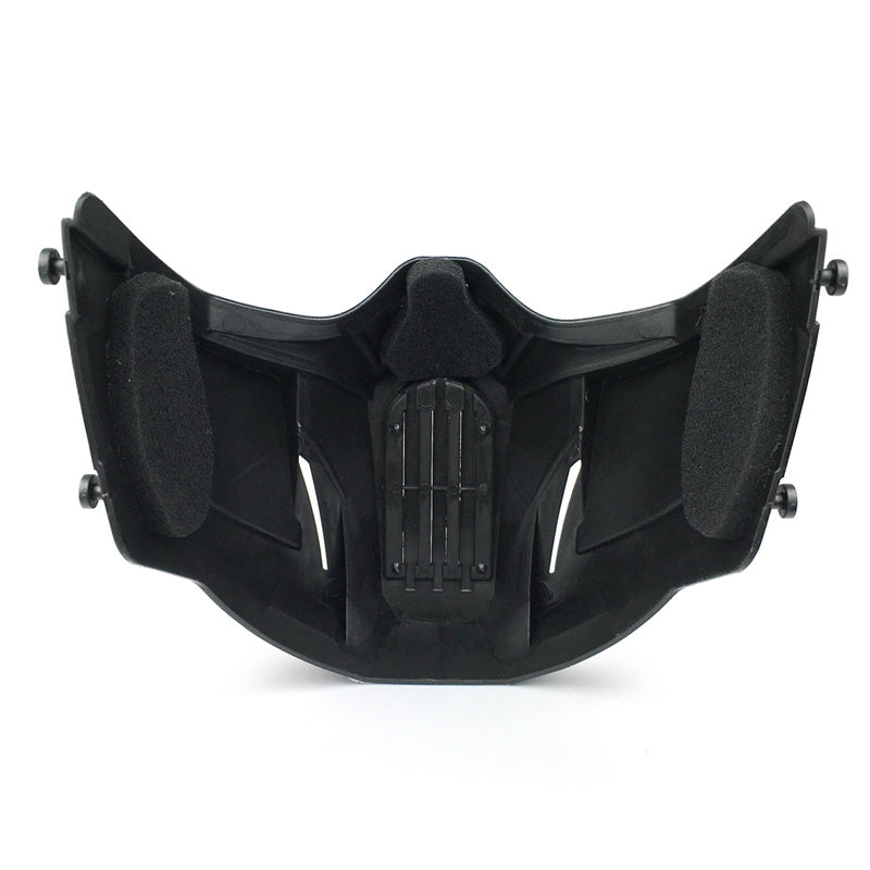Combat Tactical Half-Face Mask – Adjustable Airsoft & Cosplay Protective Gear