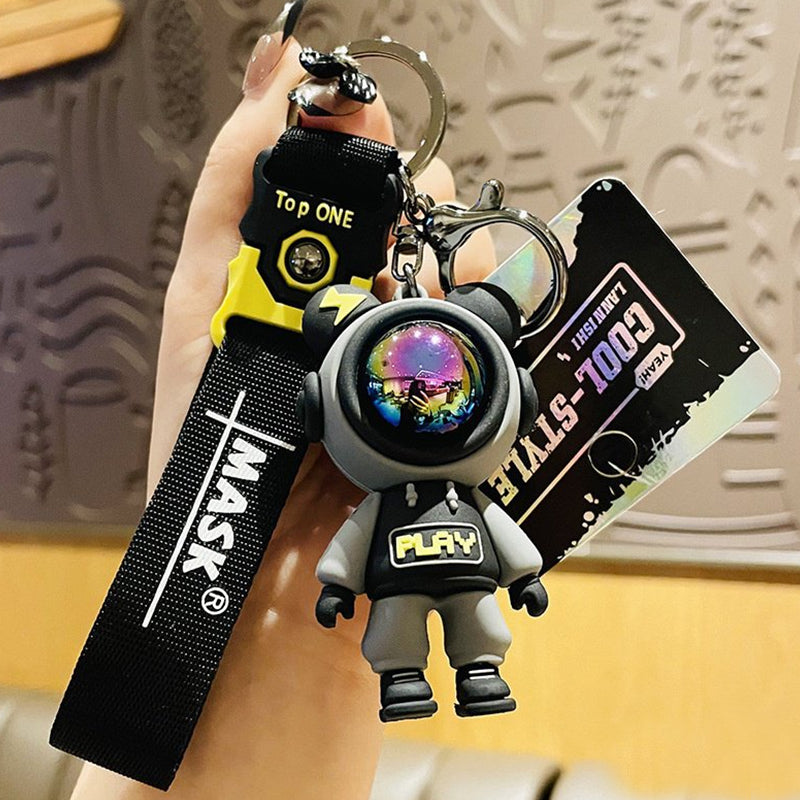 Astronaut Keychain – Space-Themed Alloy Pendant | Cute Bag &amp; Key Accessory