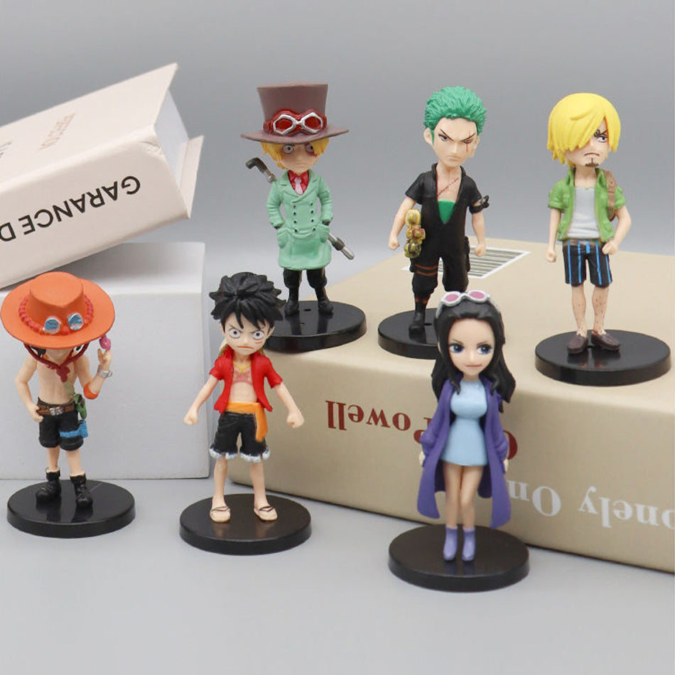6pcs/set Anime One Piece Action Figure