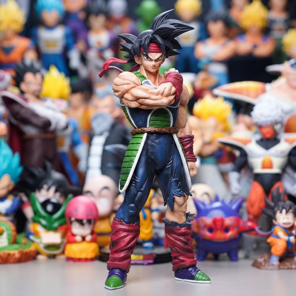 Dragon Ball Z Bardock Figure - Battle Damaged Saiyan PVC Statue