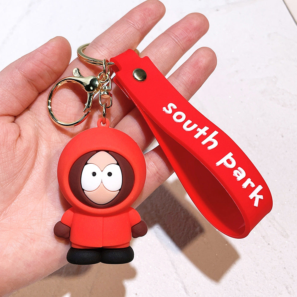 South Park 3D Keychain – Premium Chibi Character Keyring with Wrist Strap
