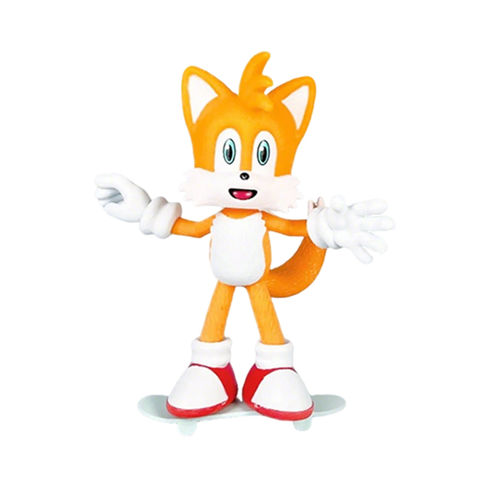 Sonic The Hedgehog 3 Skateboard Figure – Collectible Anime Action Statue (Sonic, Tails, Knuckles)