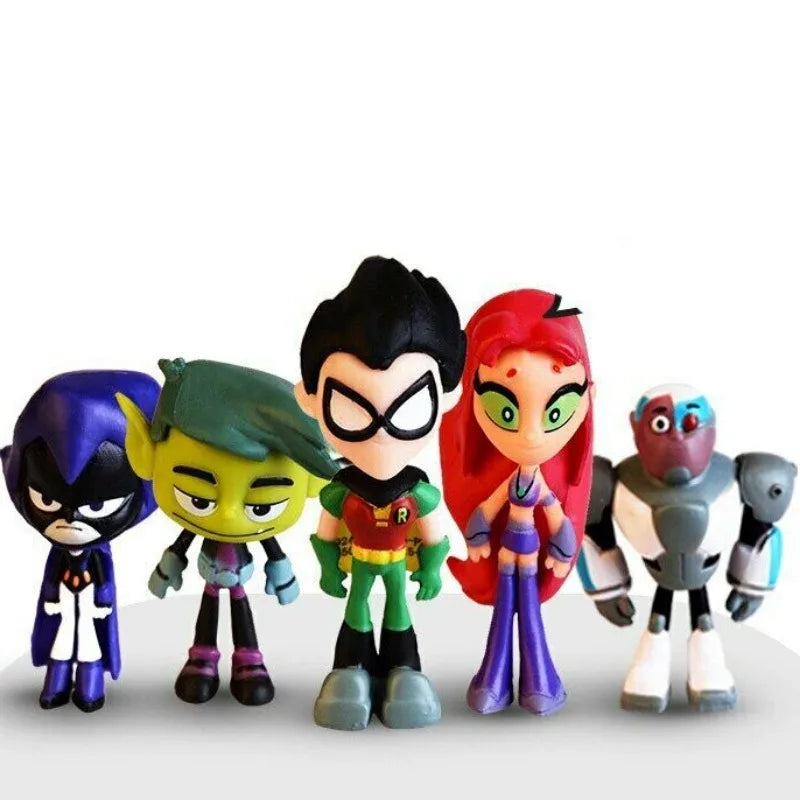 TEEN GO! "TITANS ASSEMBLE" MINI FIGURE SET