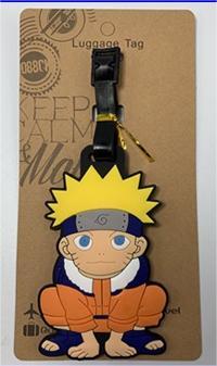 Naruto "Hidden Leaf" Naruto Uzumaki Rubber Luggage Tag