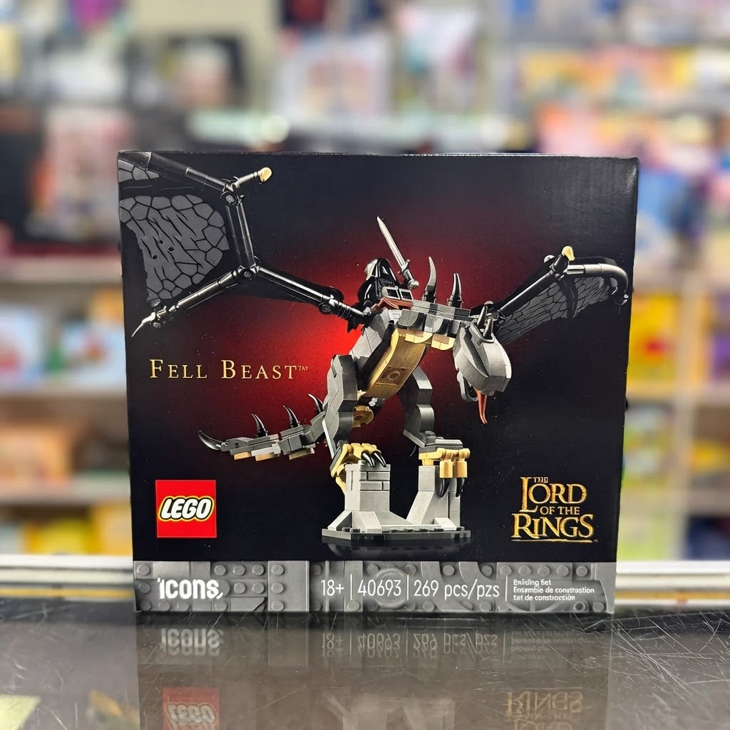 The Lord of the Rings Fell Beast Building Set – Icons Collector Model (269 Pieces)