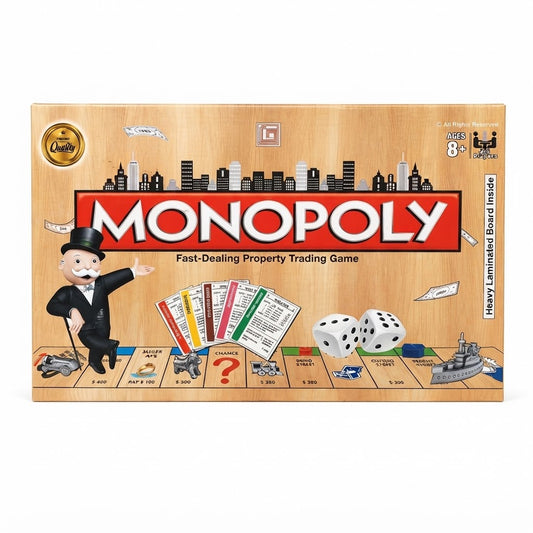 Classic Monopoly Property Trading Board Game – Fast-Dealing Family Edition | Geekzilla