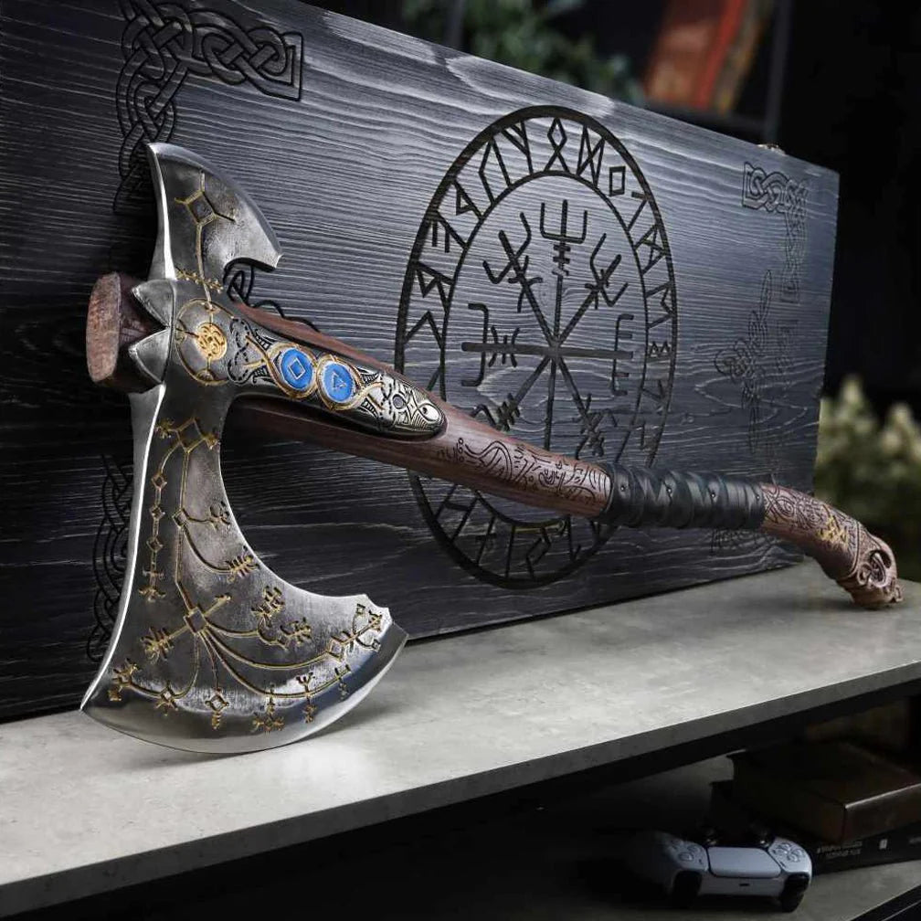 God of War "Leviathan Axe" Replica – Premium Kratos Frost Axe Metal Edition