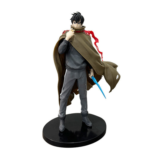 Solo Leveling Sung Jinwoo Action Figure – Premium Monarch Cloak Collectible | Geekzilla