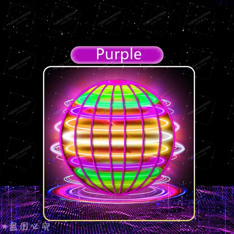 Cosmic Hover Spinner Orb – Premium Kinetic LED Boomerang Flying Ball | Geekzilla