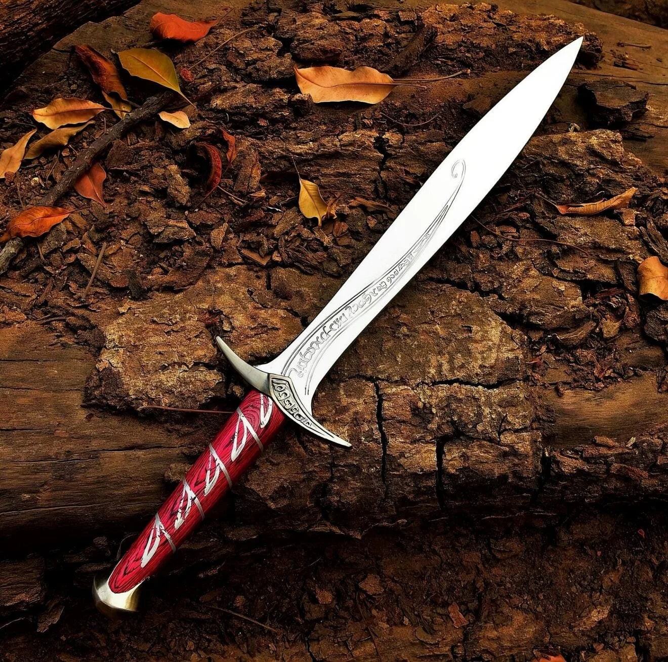 Lord of the Rings "Sting" Sword Replica – Premium Elven Blade of Bilbo & Frodo with sheath and wall mount stand